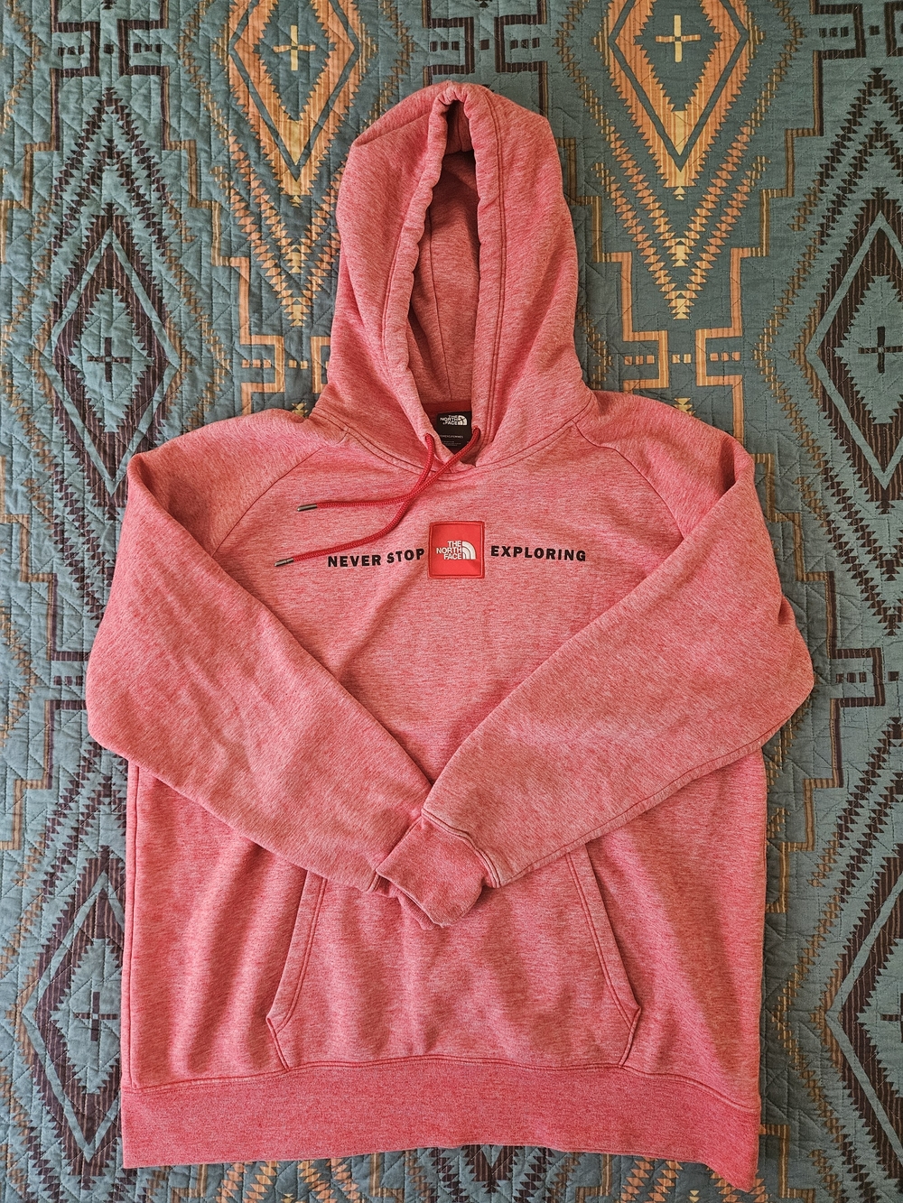 The North Face Women's Coral Heather 'Never Stop Exploring' Hoodie